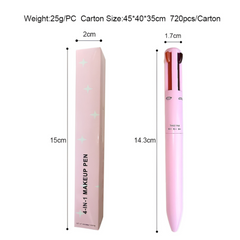BEAUTY GLAZED - 4 in 1 Makeup Pen Highlighter Eyeliner  Eyebrow Lip Liner mahdeel