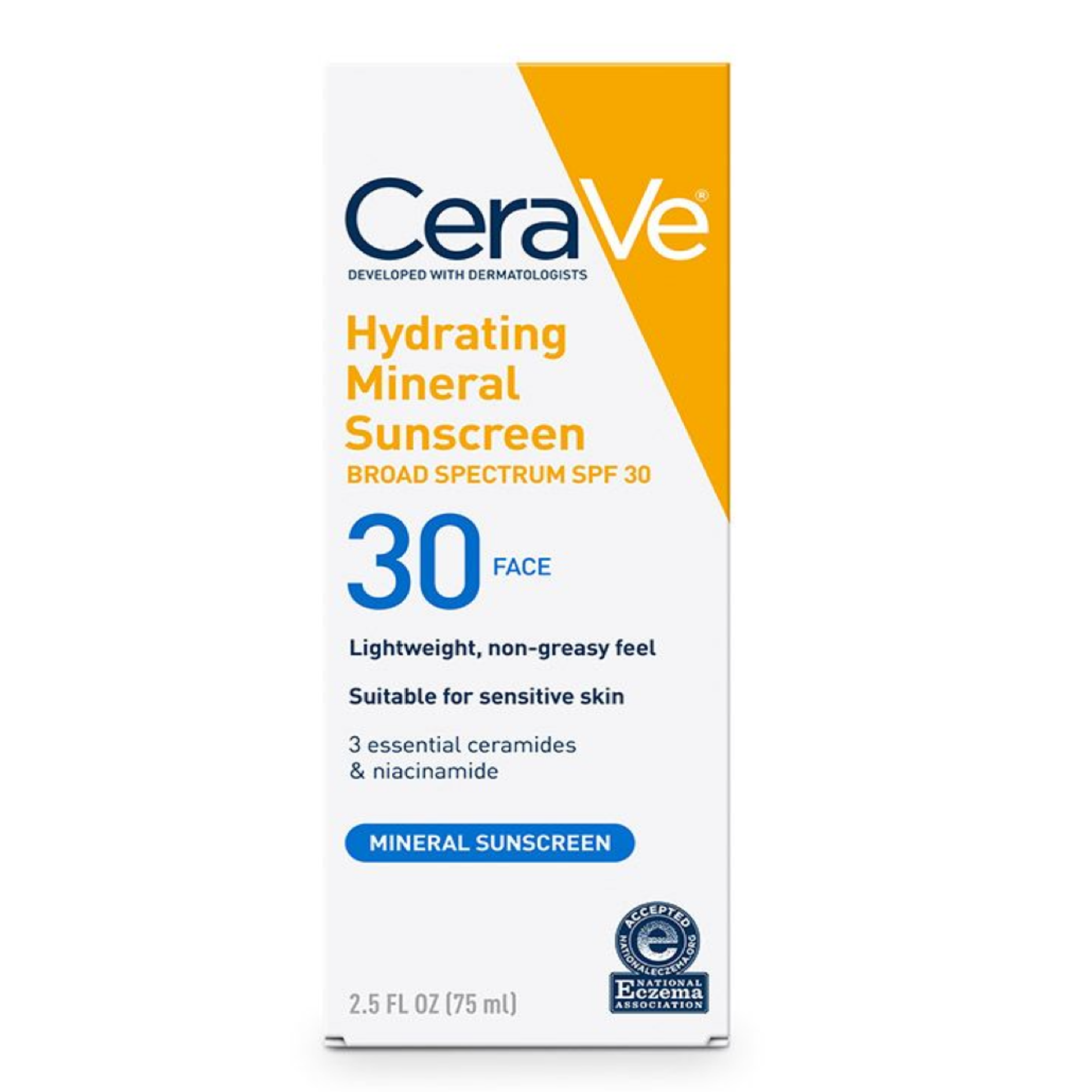 CeraVe Hydrating Mineral Sunscreen Face SPF 30 CeraVe